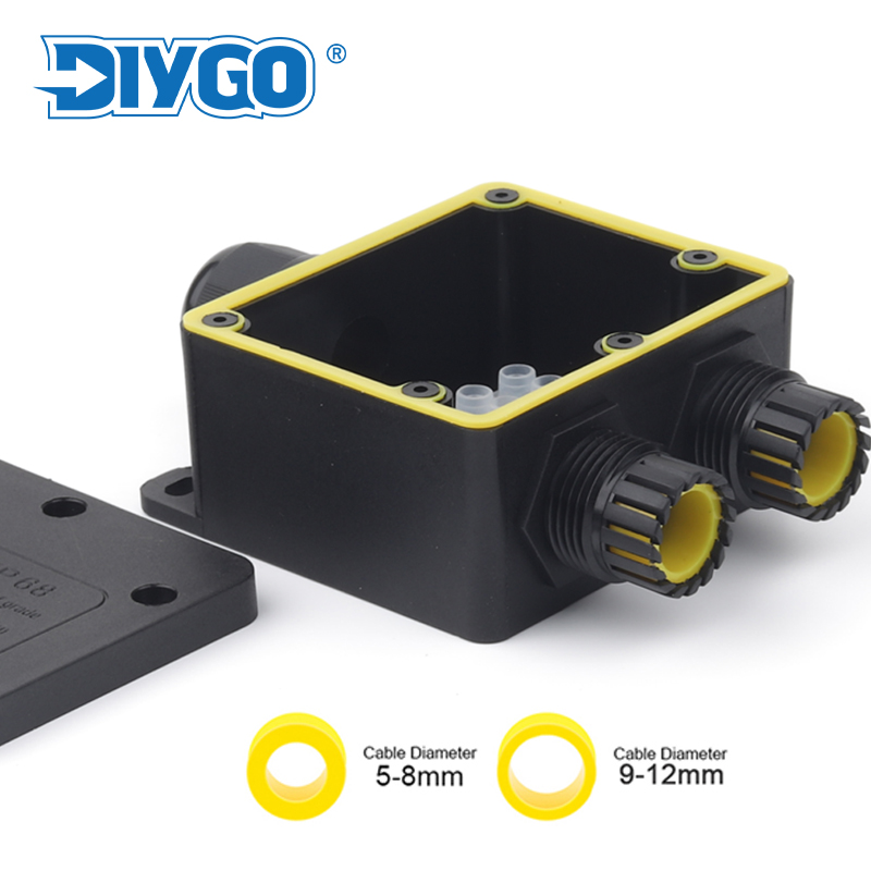Cable Gland Waterproof - Caja de conexiones impermeable IP68 para