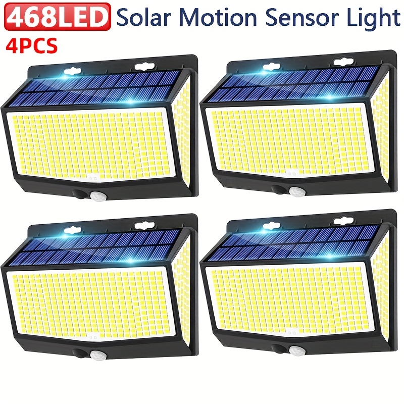 Waterproof Junction Box Solar - 1-4 Luces Solares para Pared Exterior,