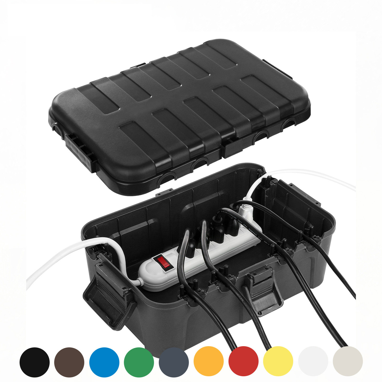 Cable Gland Waterproof - Caja eléctrica extragrande para exteriores, cubierta