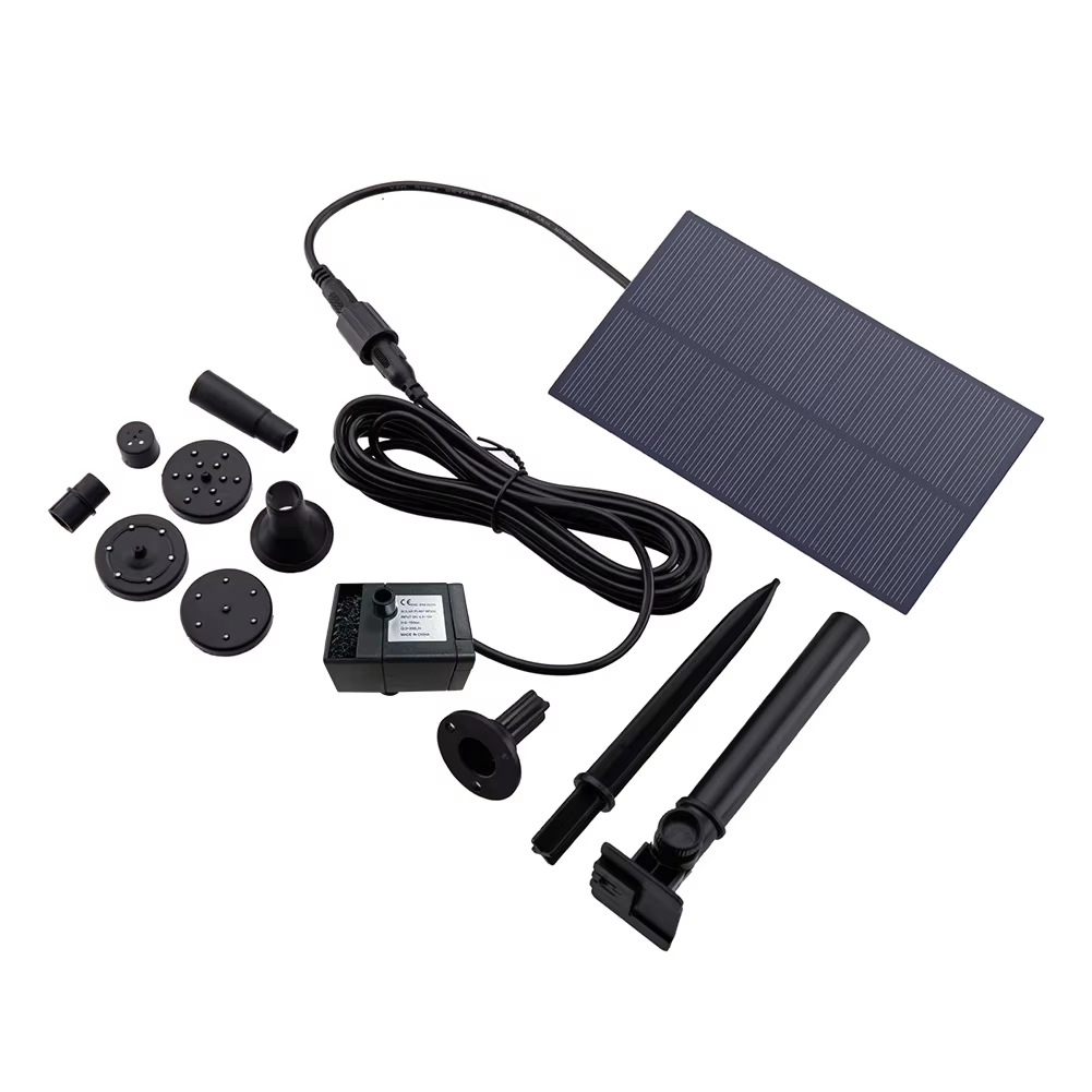 Mini Bomba de Agua Solar de 5W - Solar Pool Pump Kit reseña y precio