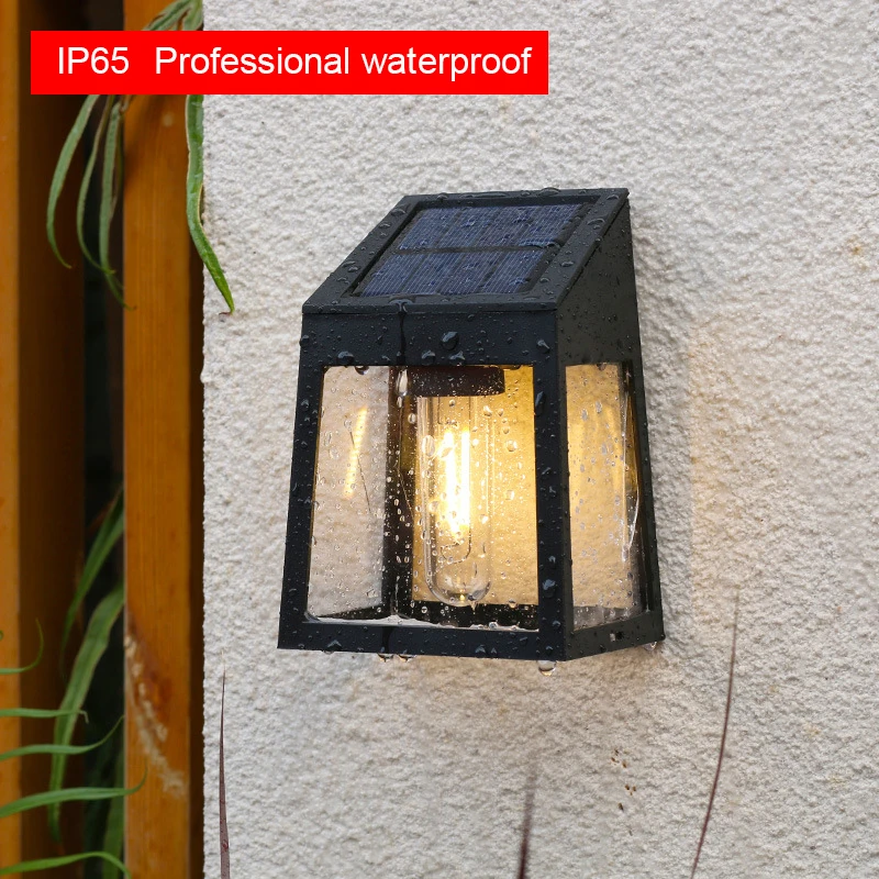 Luz Solar de pared para exteri - Waterproof Junction Box Solar reseña y precio