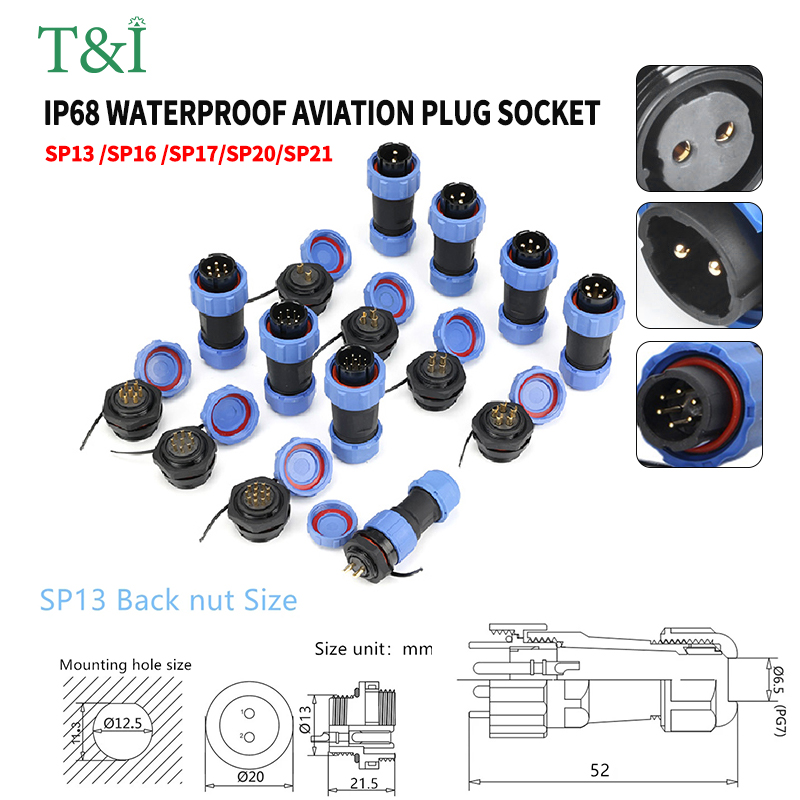 SP13 SP16 SP17 SP20 SP21 IP68  - Cable Gland Waterproof reseña y precio