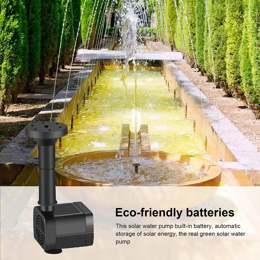 Bomba de fuente de agua Solar  - Solar Pool Pump Kit reseña y precio