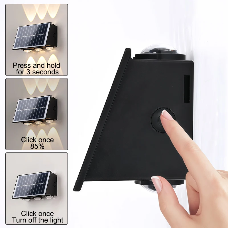Lámpara de Pared Exterior LED  - Waterproof Junction Box Solar reseña y precio