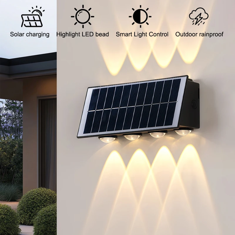 Lámpara de Pared Exterior LED  - Waterproof Junction Box Solar reseña y precio