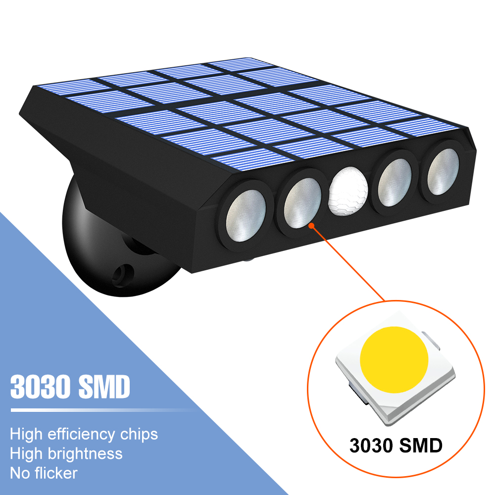 Luces solares LED, lámpara de  - Waterproof Junction Box Solar reseña y precio