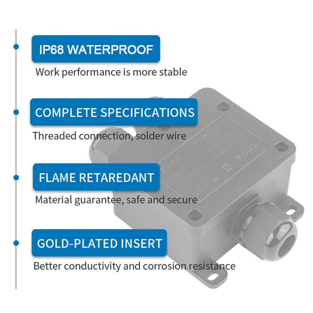 Caja de conexiones impermeable - Cable Gland Waterproof reseña y precio
