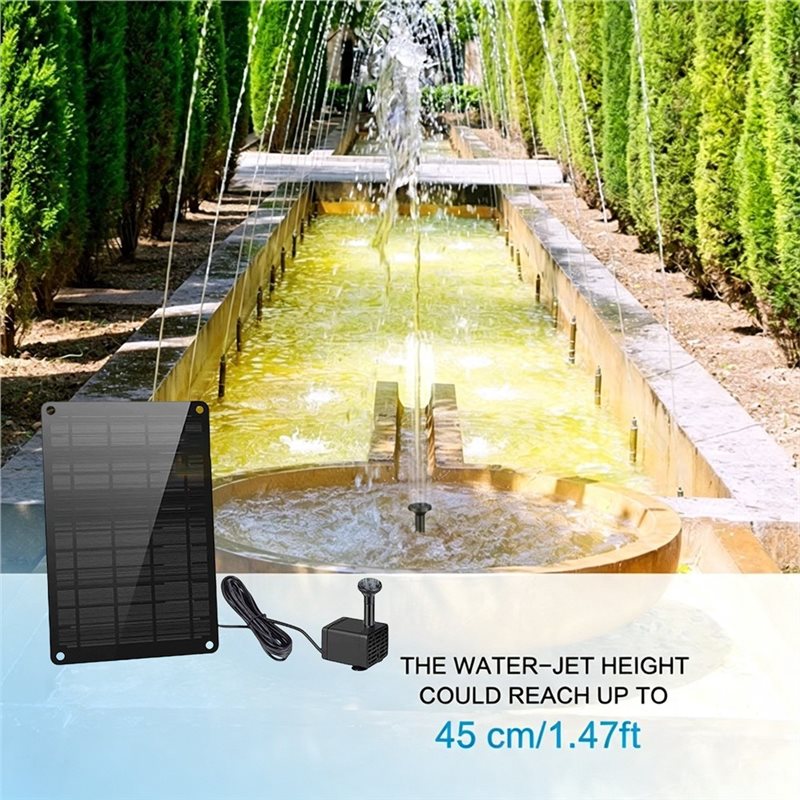 Bomba de agua alimentada por p - Solar Pool Pump Kit reseña y precio