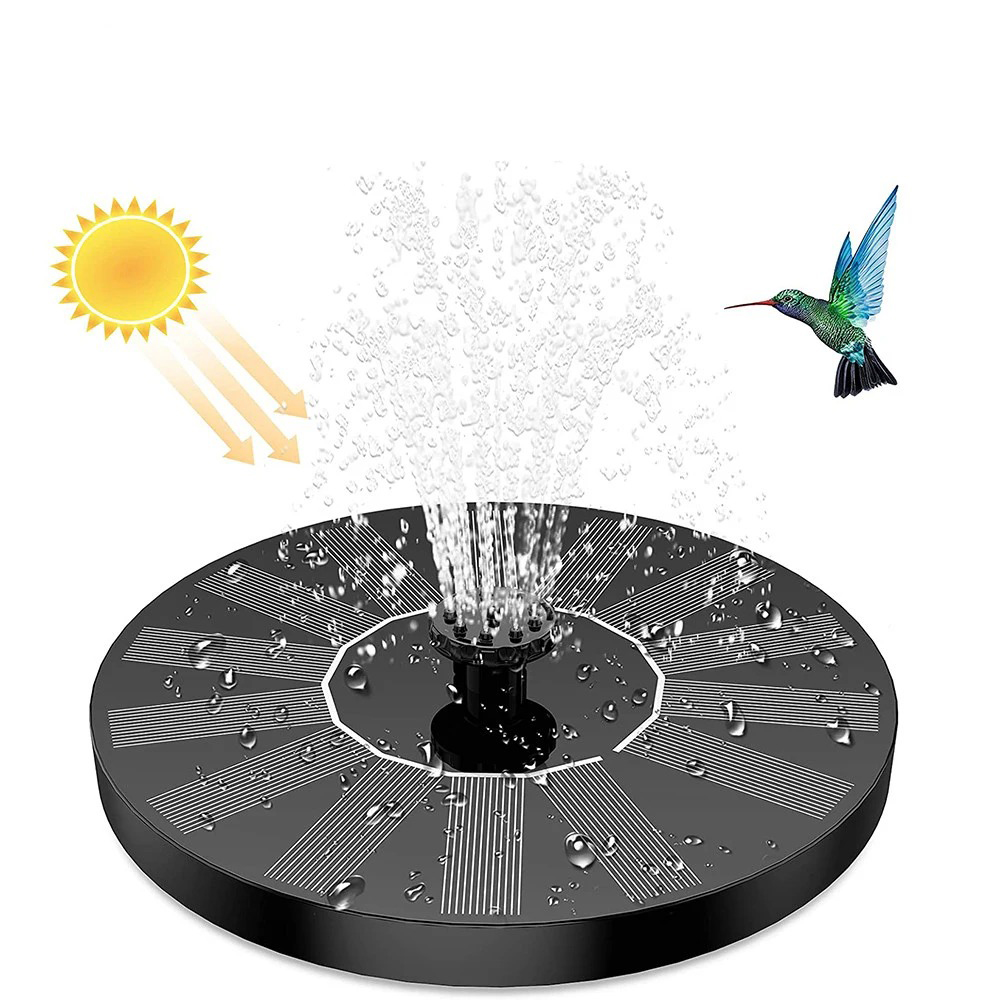 Panel Solar flotante de 13cm,  - Solar Pool Pump Kit reseña y precio