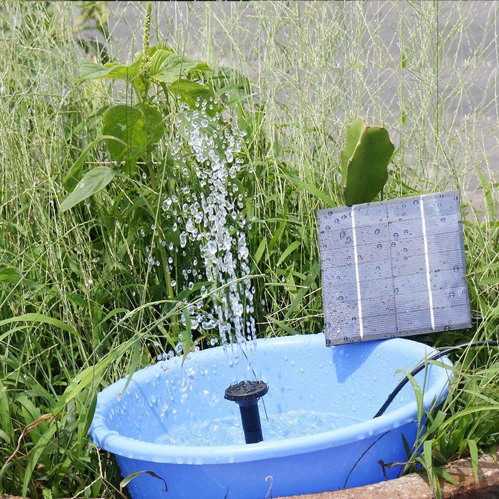 Mini bomba de Fuente Solar, Ki - Solar Pool Pump Kit reseña y precio